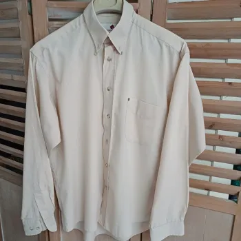 Chemise Homme taille L/XLbeige Laurent Cerrer