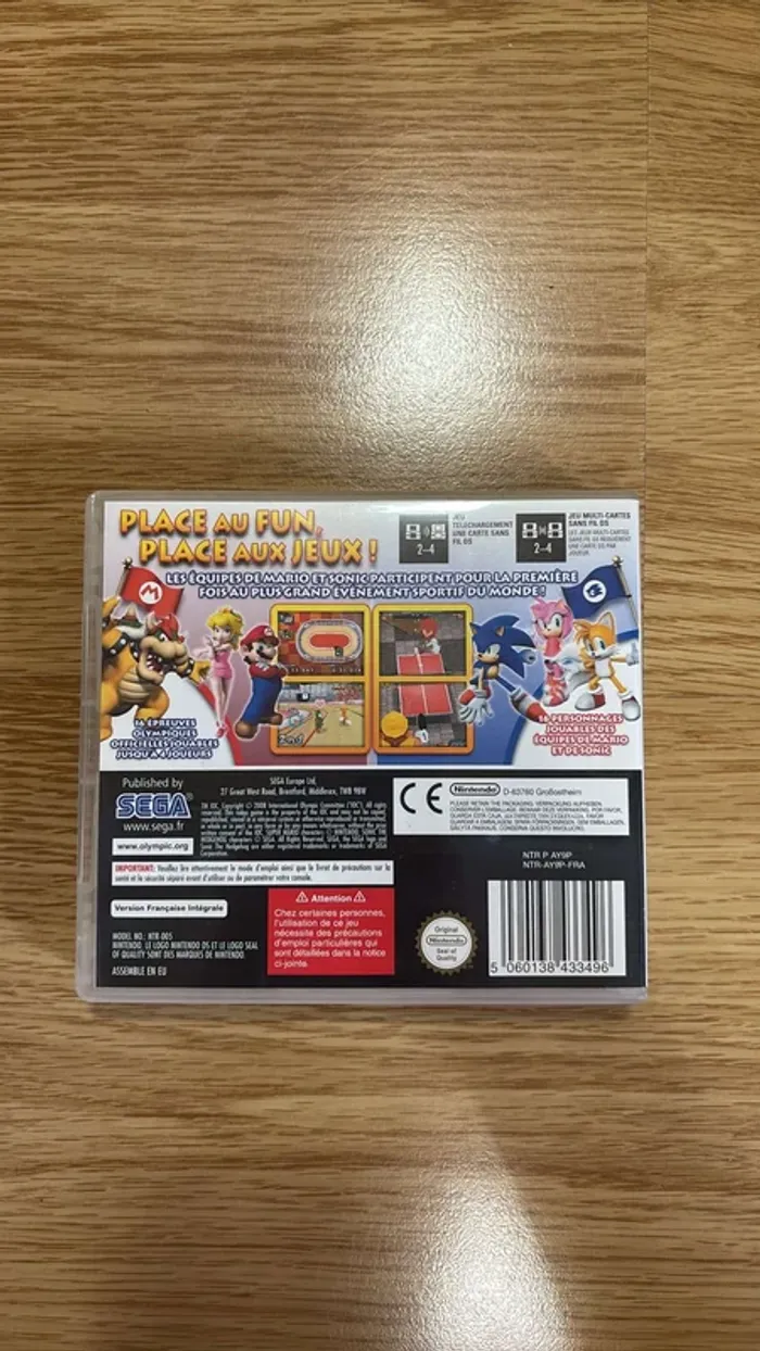 Jeu Nintendo DS Mario & Sonic aux jeux olympiques - photo numéro 3