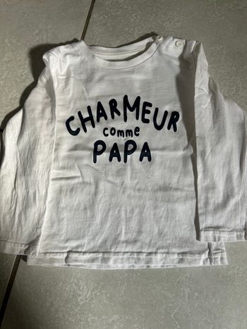 T-shirt manche longue 24 mois