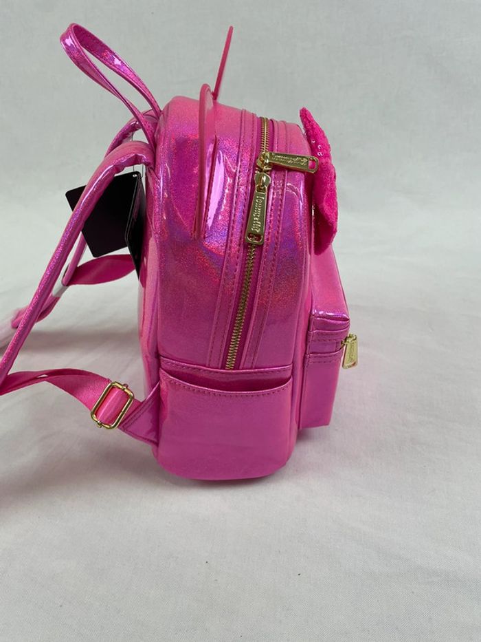 Sac à dos Loungefly mini backpack disney minnie rose sequin glitter édition limitée - photo numéro 11