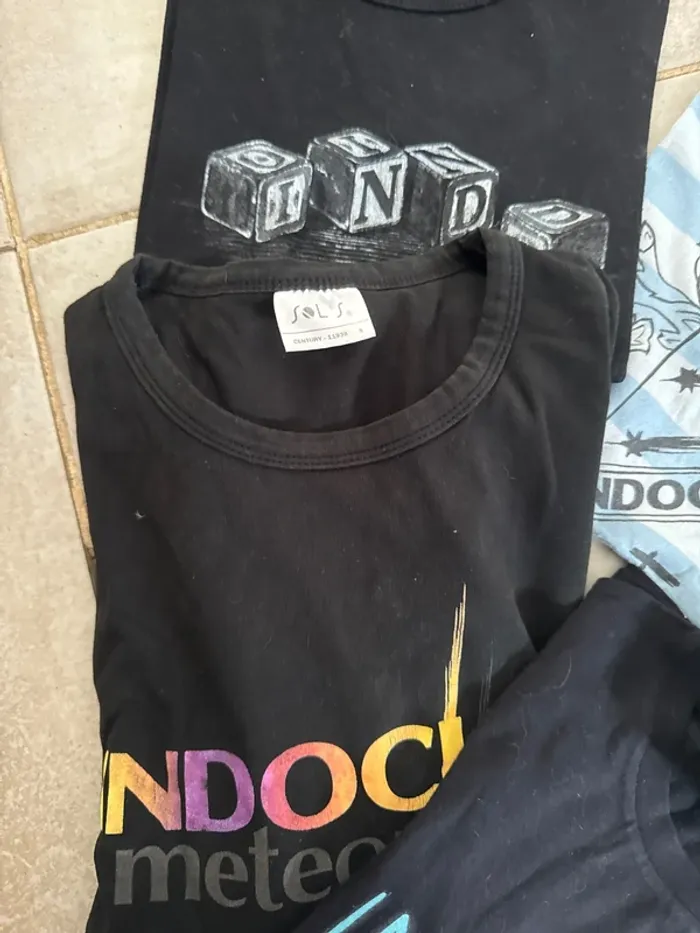 Lot de 5 t-shirt Indochine - photo numéro 6