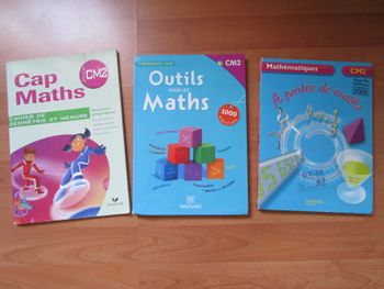 Lot de 3 livres Maths CM2