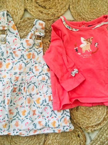 Ensemble sergent major fille 6 mois