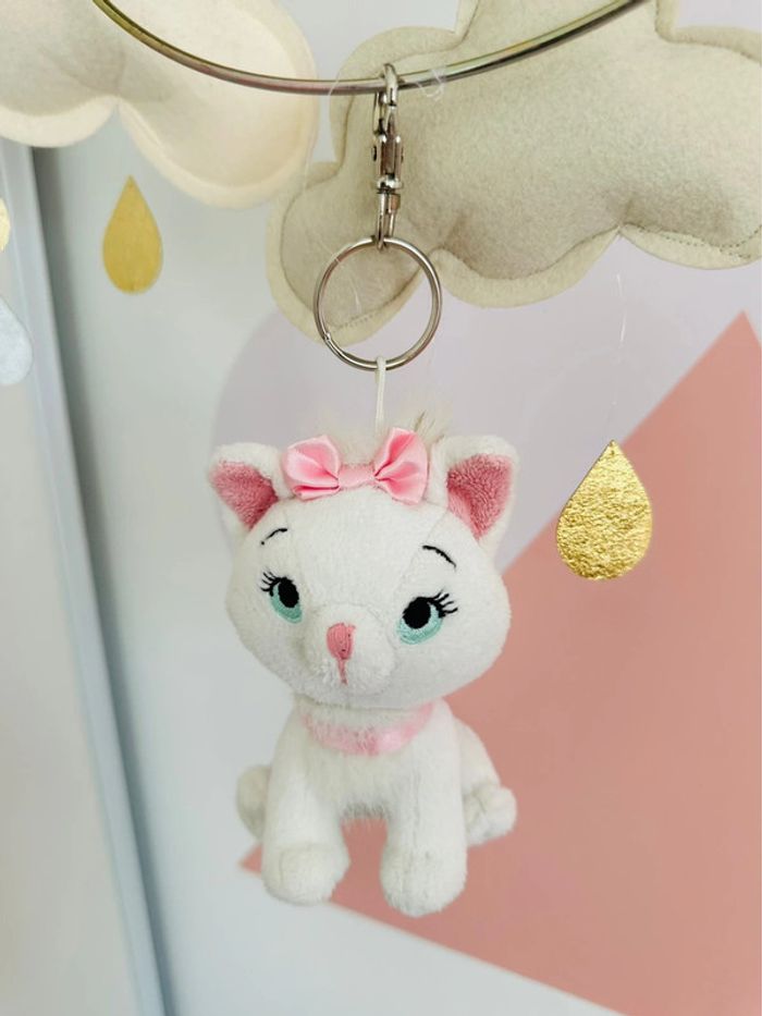 Porte clé peluché Marie Aristochat