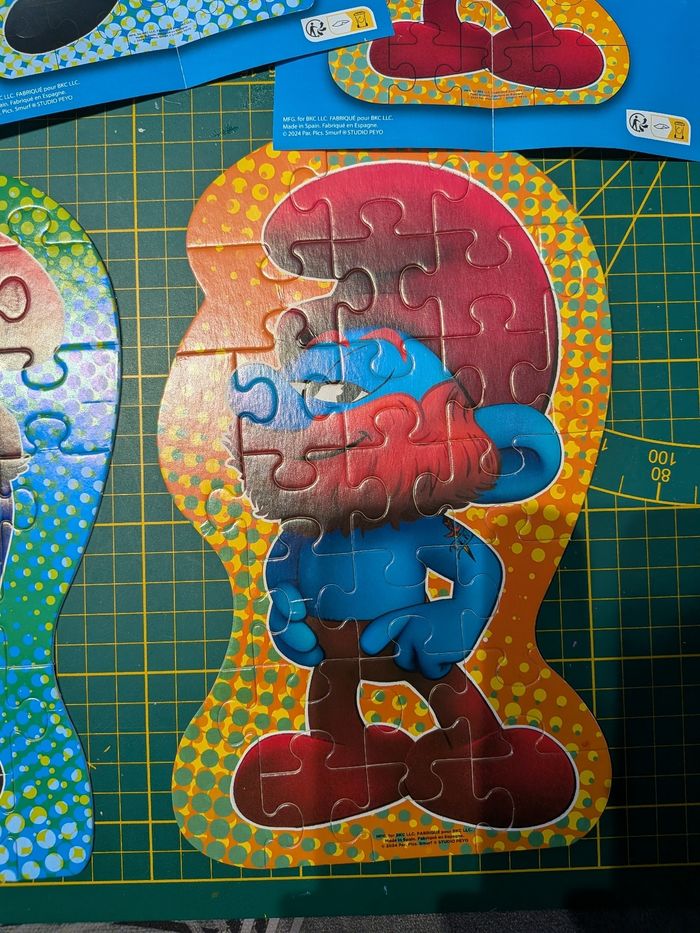 2 puzzles Schtroumpfs burger king - photo numéro 5