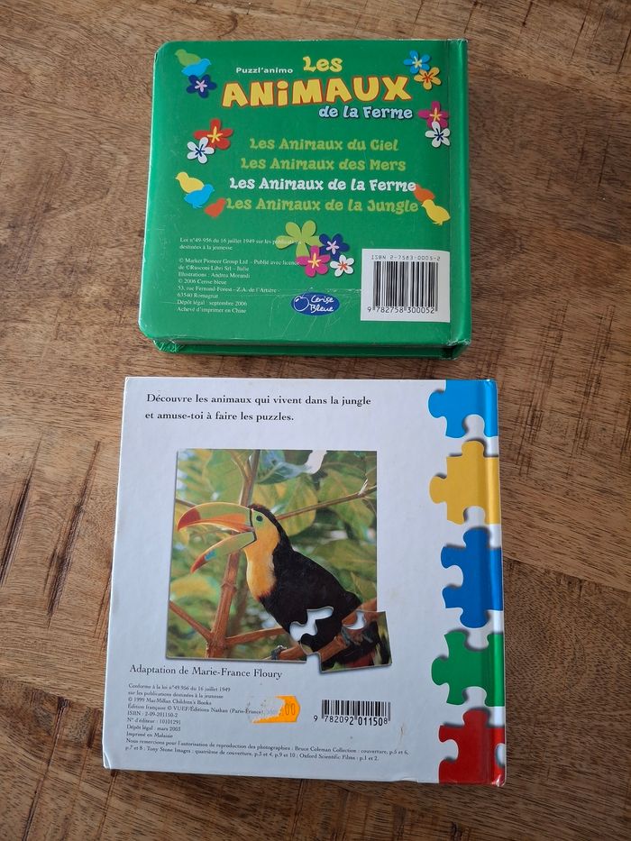 2 livres puzzle - photo numéro 3