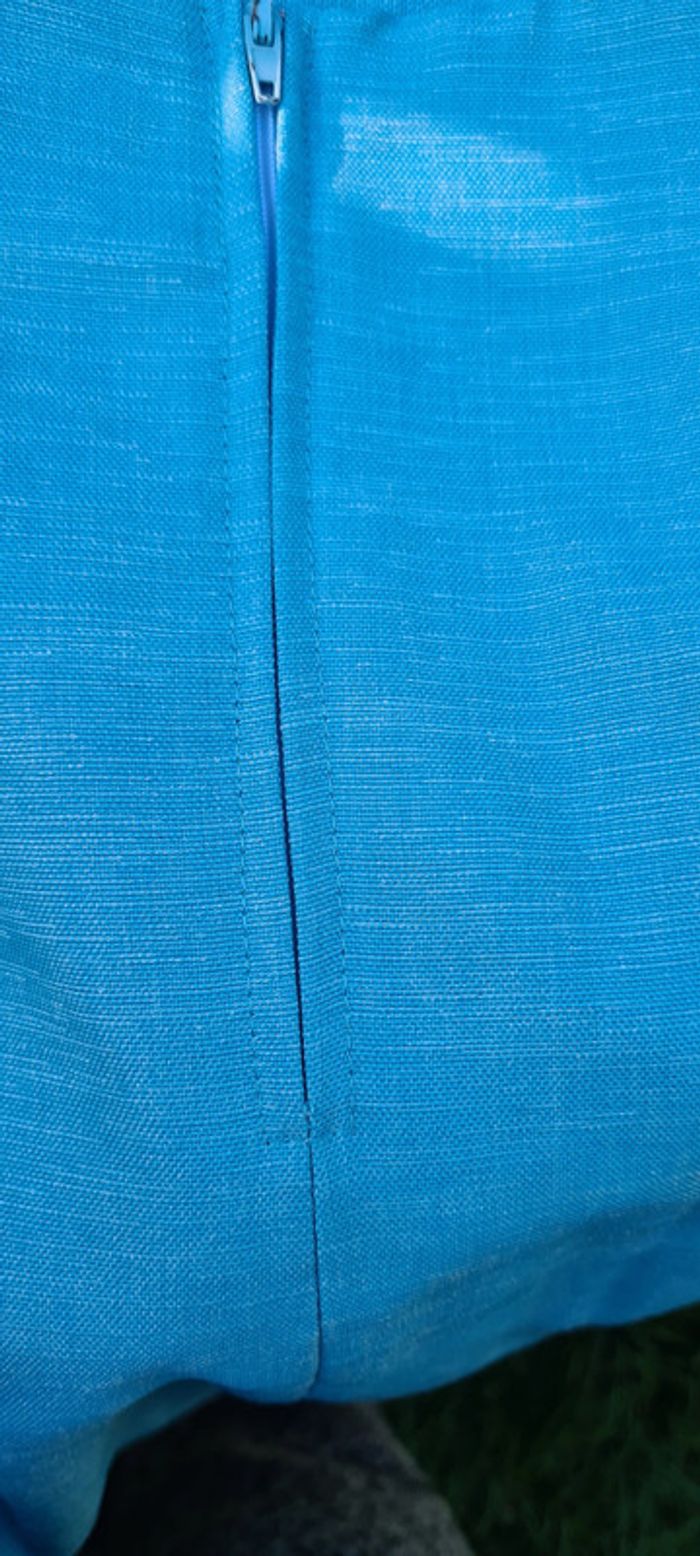 Tailleur bleu Chantal Rosner Paris T 4 - photo numéro 11