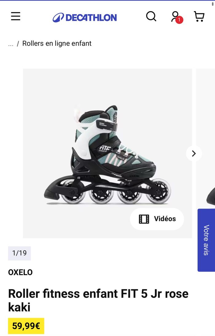 Roller OXelo ajustable adulte - photo numéro 4