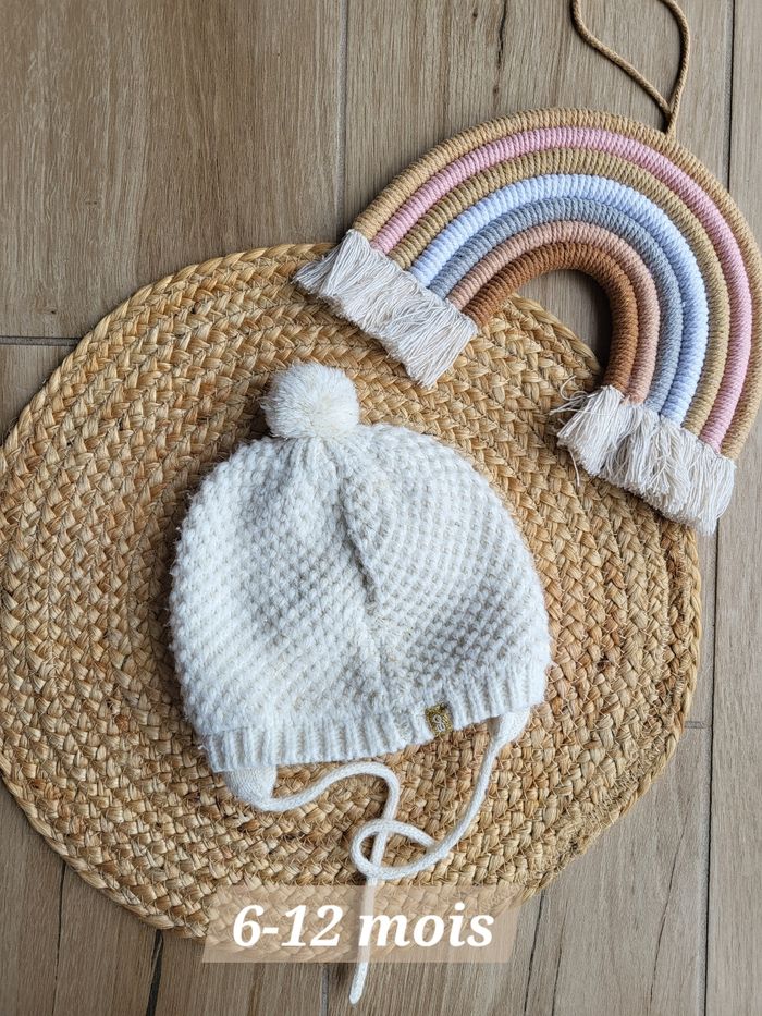 🧸Lot de 3 bonnets taille 47 grain de blé, 6/12 mois obaibi et 43 kiabi - photo numéro 6