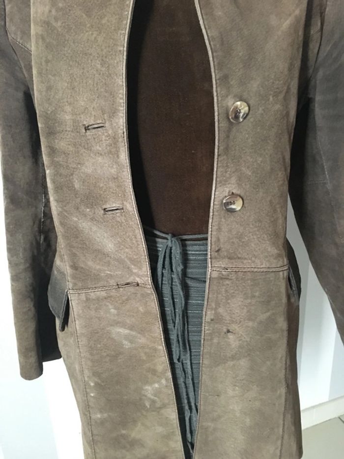 Veste 3/4 taille 38 croûte de porc/économise fdp envoi en petit format - photo numéro 2