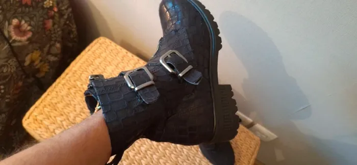Botines noir cuir tamaris neuves t36 - photo numéro 20