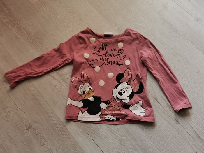 T shirt manche longue 4 ans minnie daisy