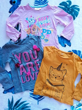 Lot tee shirt fille