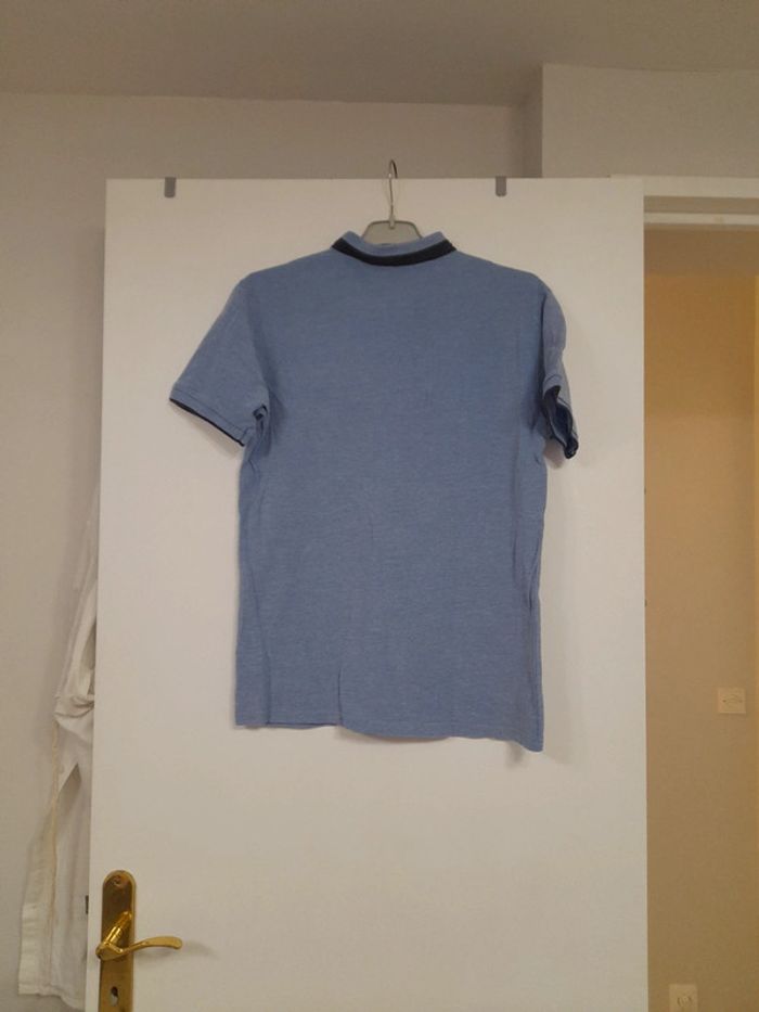 Polo manches courtes bleu - photo numéro 3