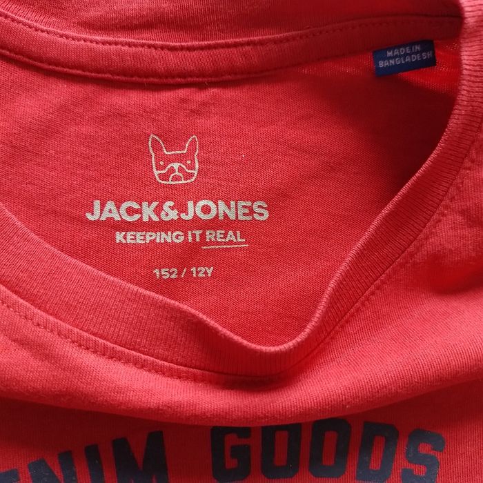 Tee-shirt rouge Jack & Jones - photo numéro 3