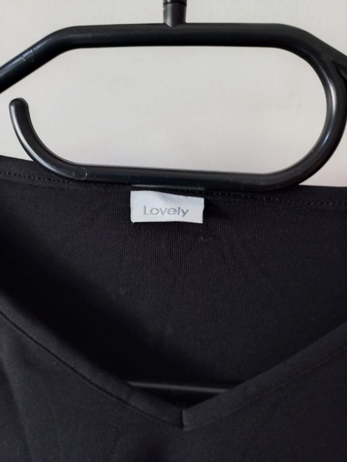 Tee-shirt noir polyamide - photo numéro 3