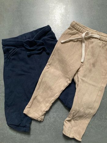 Lot 2 pantalons jogging