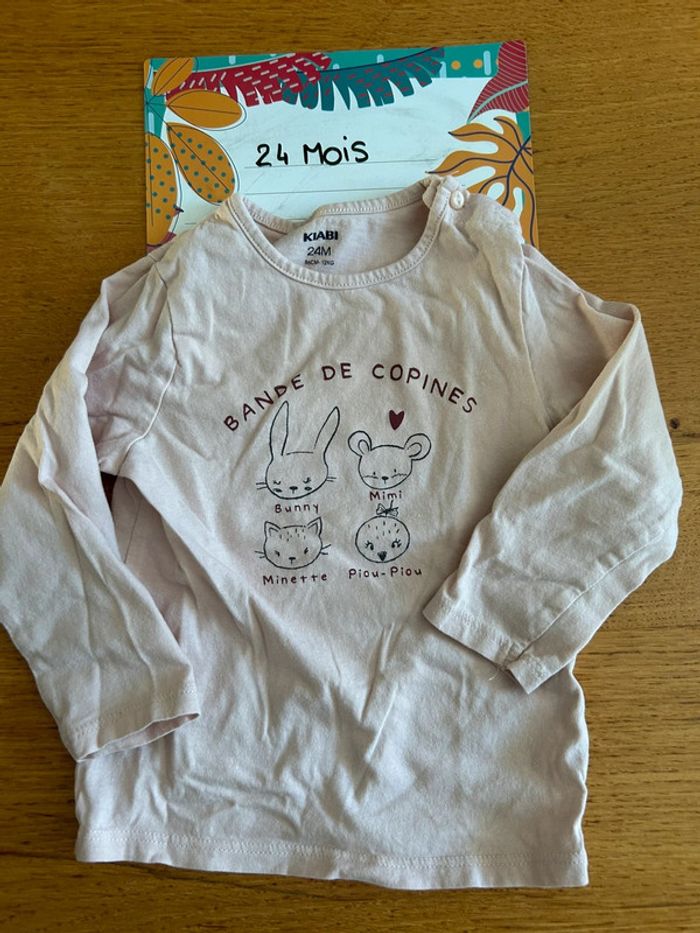 Lot de tee-shirts ML fille - 17 pièces - 24 mois - photo numéro 15