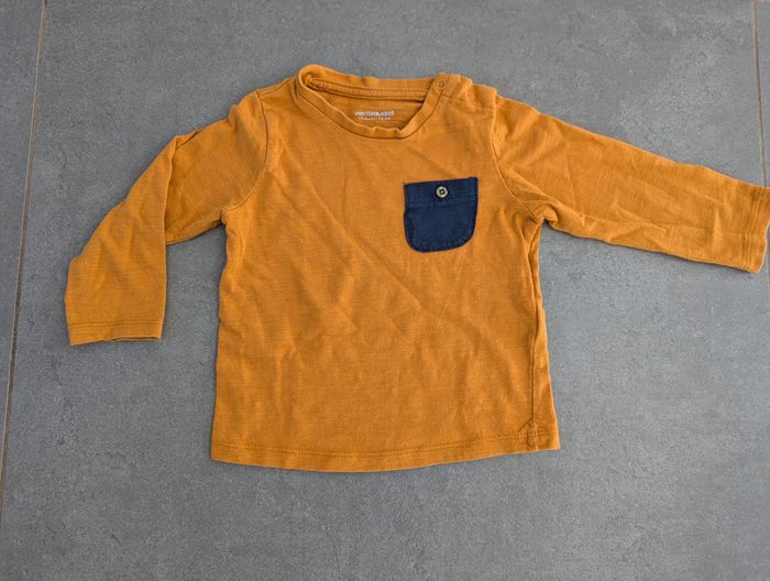 đ Lot 5 tee-shirts manches longues â 12 mois â Benetton, Vertbaudet, Orchestra, Smiley - TBE - photo numĂ©ro 7