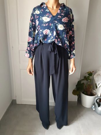 Blouse à motif fleurs