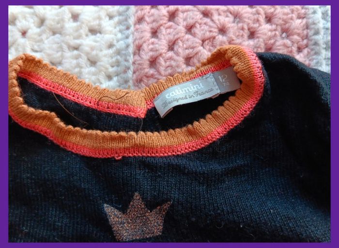 Joli ensemble robe collants 3 mois catimini - photo numéro 2