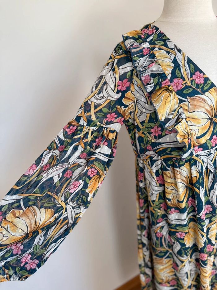 Superbe robe longue fleurie fluide Promod 🌸 40 - photo numéro 5