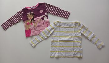 Lot 2 hauts manches longues