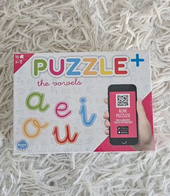 Puzzle des voyelles a partir de 3 ans Neuf