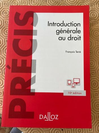 précis introduction générale au droit