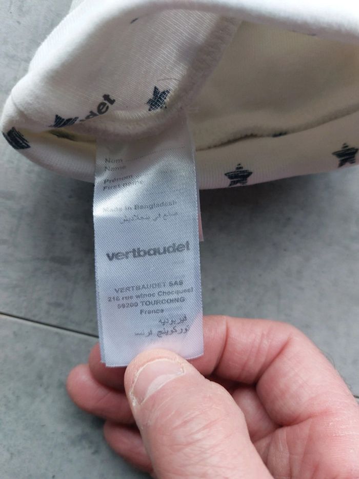 Bonnet Vertbaudet taille 3 mois - photo numéro 3