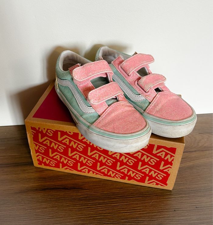 Vans pailleté multicolore scratch taille 30.5 - photo numéro 6