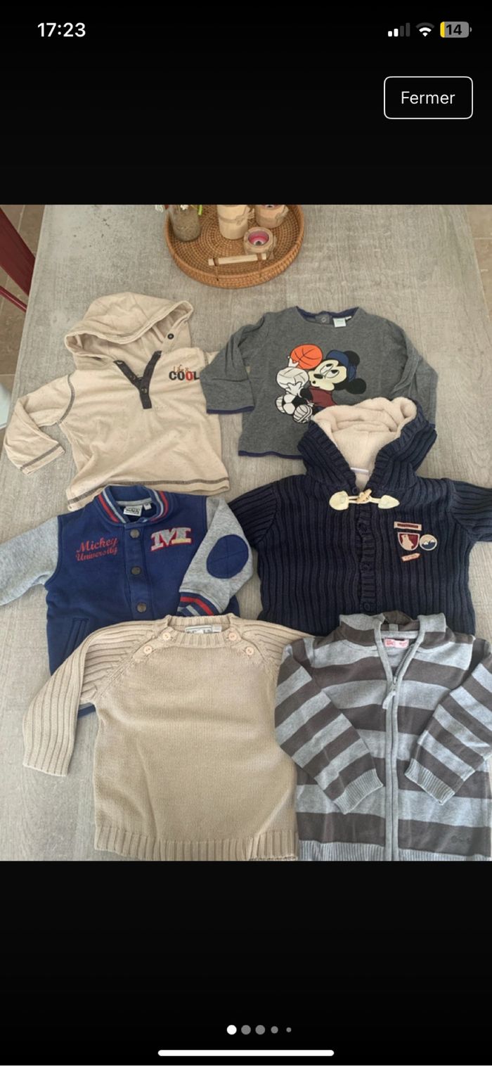 Lot de vêtements 18 mois