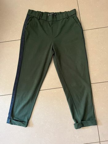 Pantalon vert foncé Zara S
