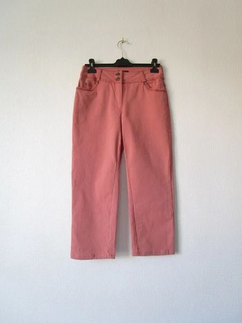 Pantacourt vieux rose Jac Jac 38 NEUF