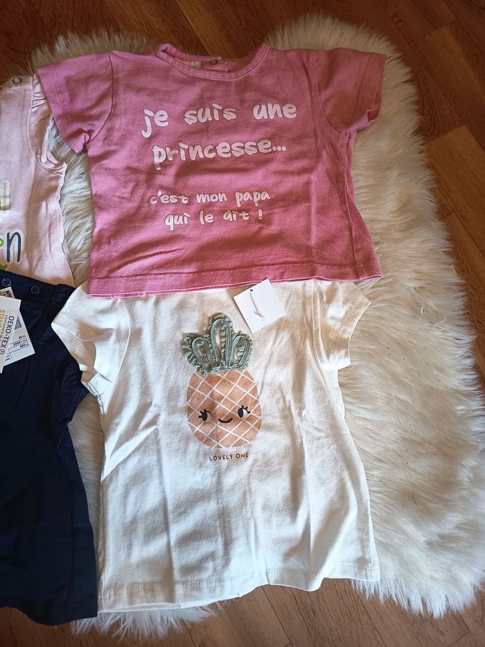 Lots de 5 tee shirt fikle - photo numéro 2