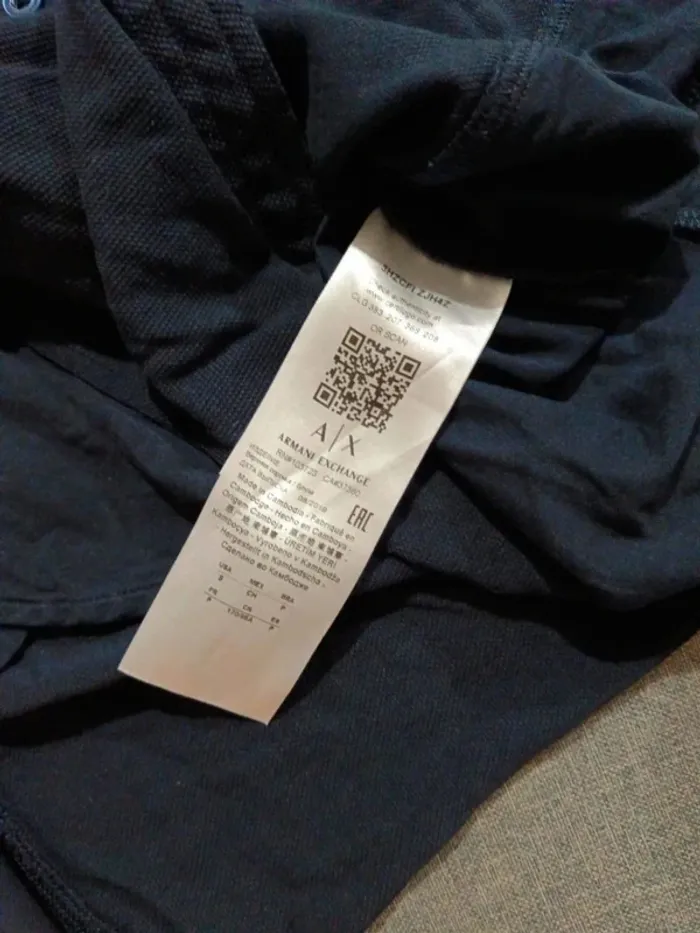 C50 chemise marine Armani S - photo numéro 4