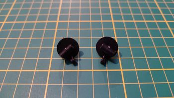 Lot x2 axe de roue avant pièce détachée Ferrari gto 1962 miniature maquette 1/18 1/18e burago #B34