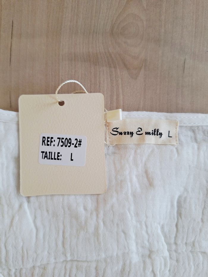 Chemise en coton taille L marque Suzzy & Milly - photo numéro 5