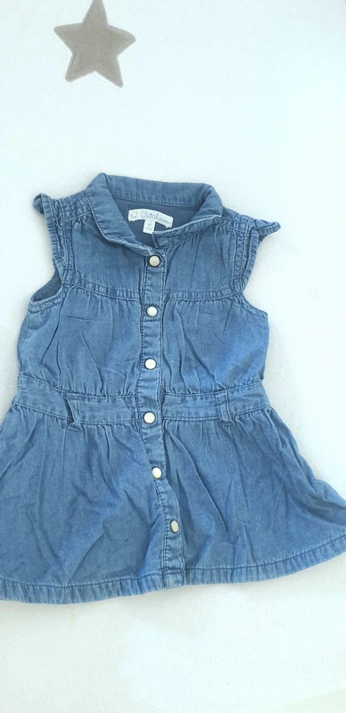 Robe ne jean bébé fille 6 mois kitchoun