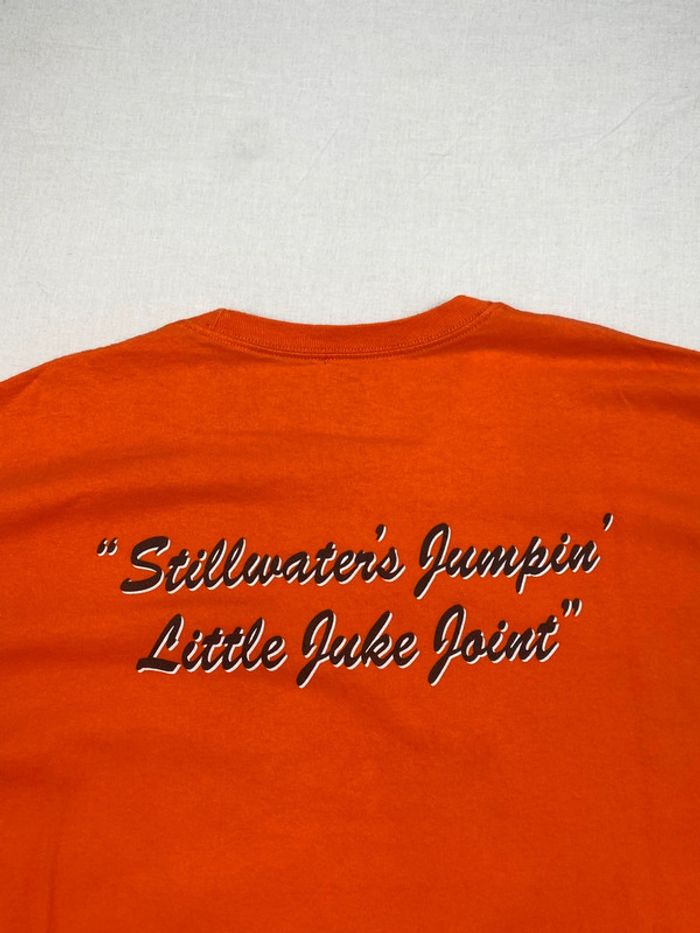 T-shirt imprimé sport USA, homme, été,Orange, XL - photo numéro 4