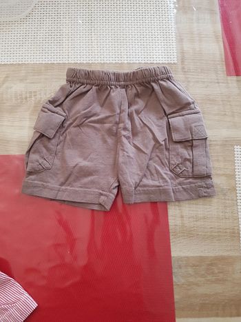 Short garçon 6 mois