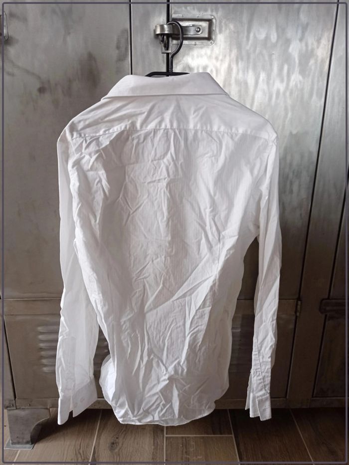 Chemise homme blanche fitted Jules taille 4 bon état - photo numéro 2