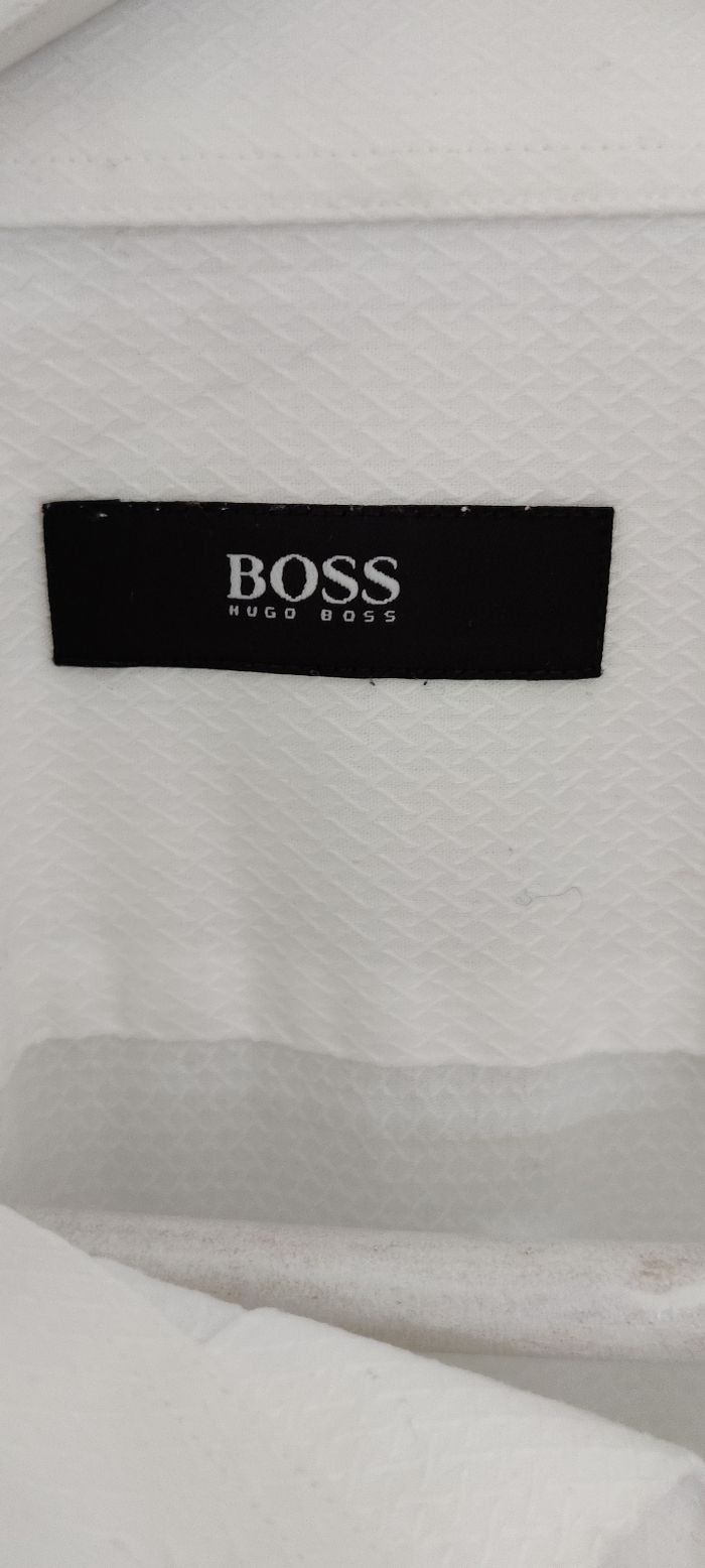Chemise blanche homme Hugo Boss - photo numéro 3