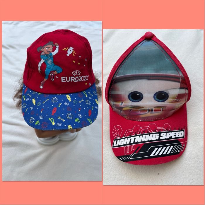 2 casquettes 5 à 8 ans