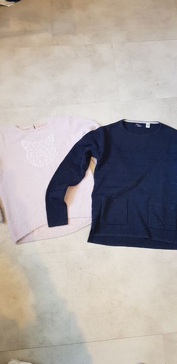 Lot 2 pulls okaidi 10 ans