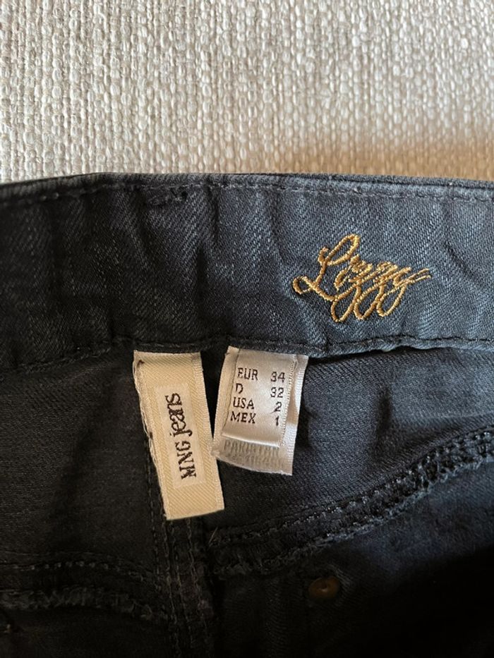 Jean skinny noir Mango Jeans T34 - photo numéro 4
