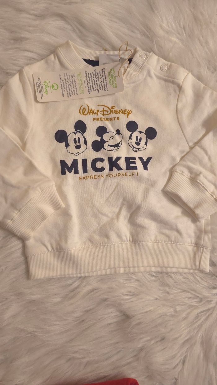 Neuf (non portés) 🏷🤩💙 superbe Ensemble molleton 6 mois garçon 💙🤩🏷 - photo numéro 6