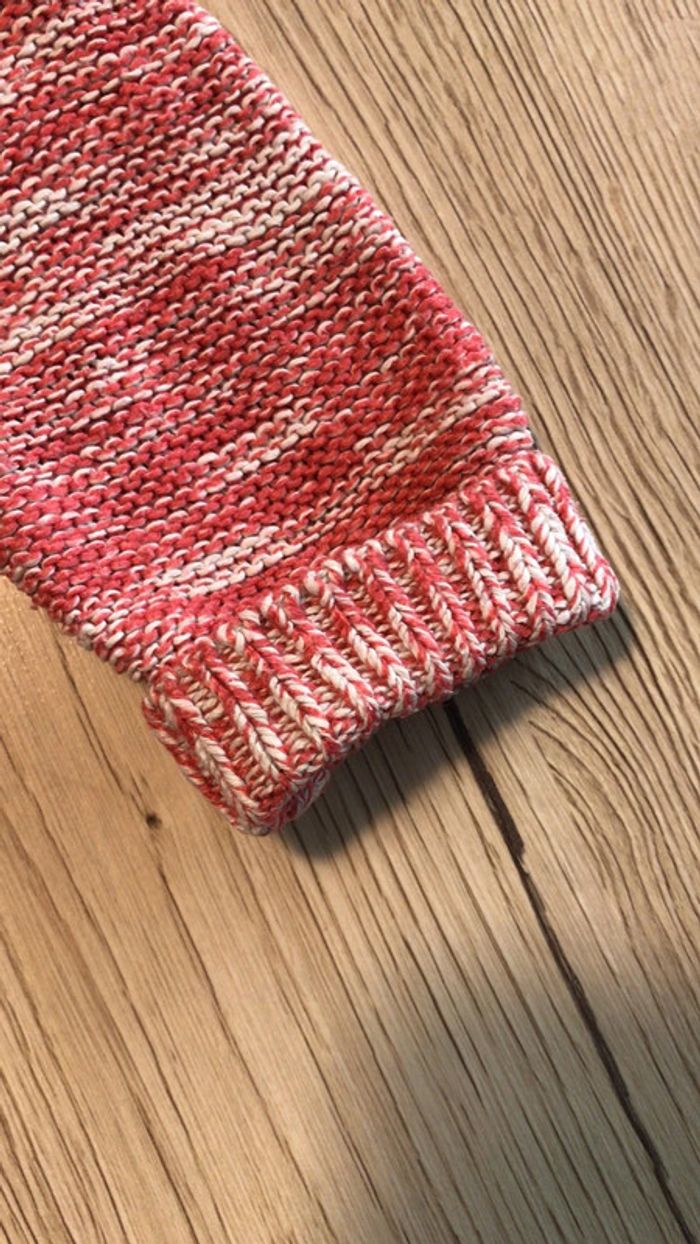 Pull rose chiné - photo numéro 4
