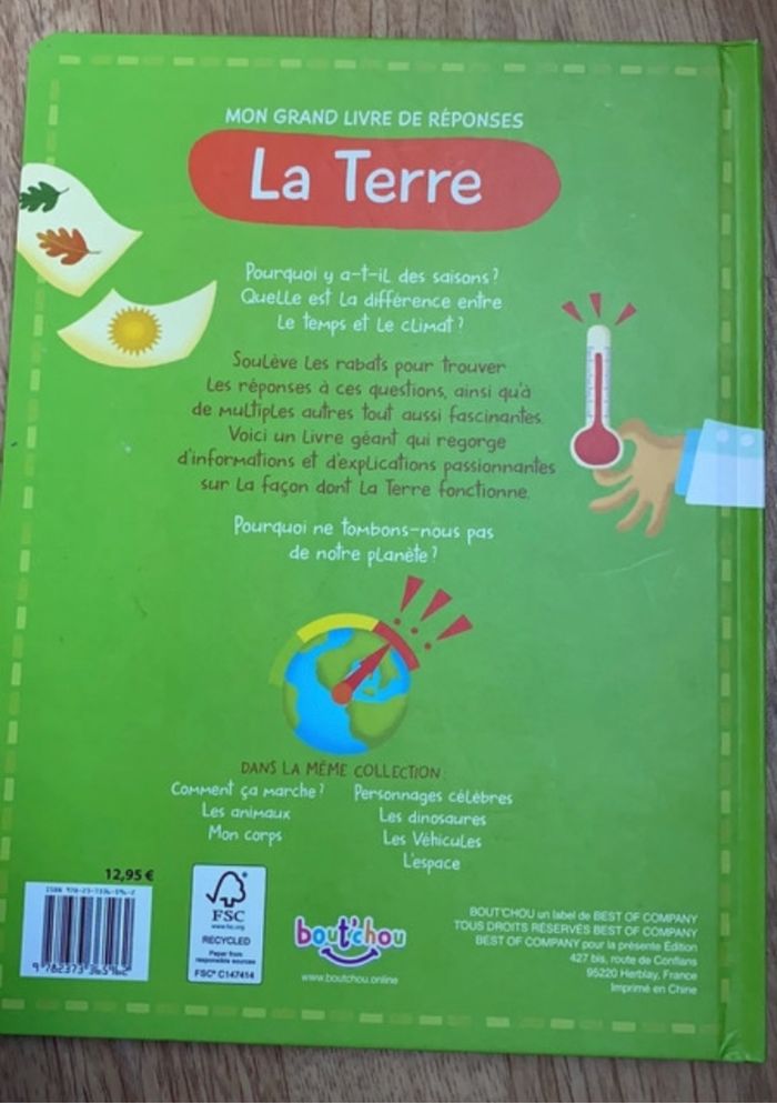 Livre sur la terre - photo numéro 3
