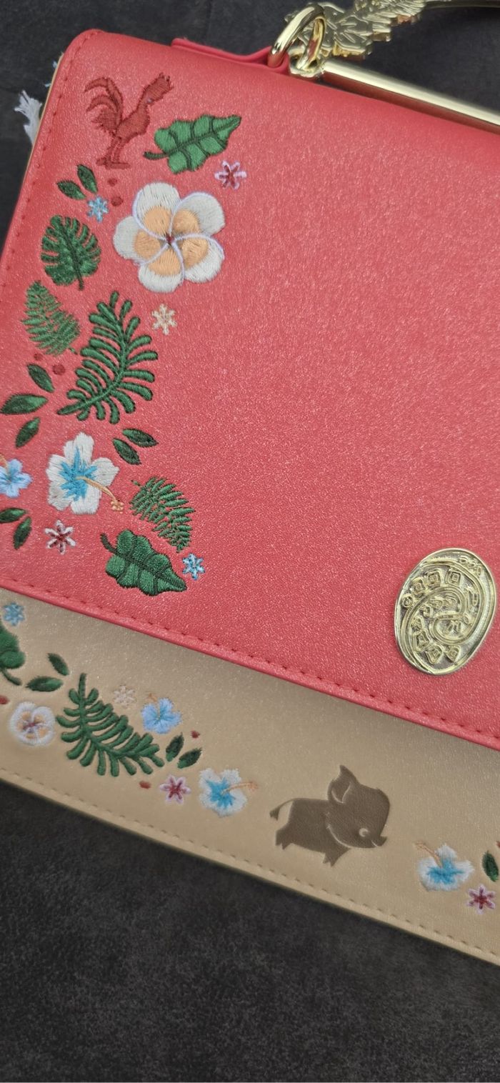 Vaiana Moana Floral Handle - Sac Badouillere Crossbody Bag Loungefly sac à main - photo numéro 4